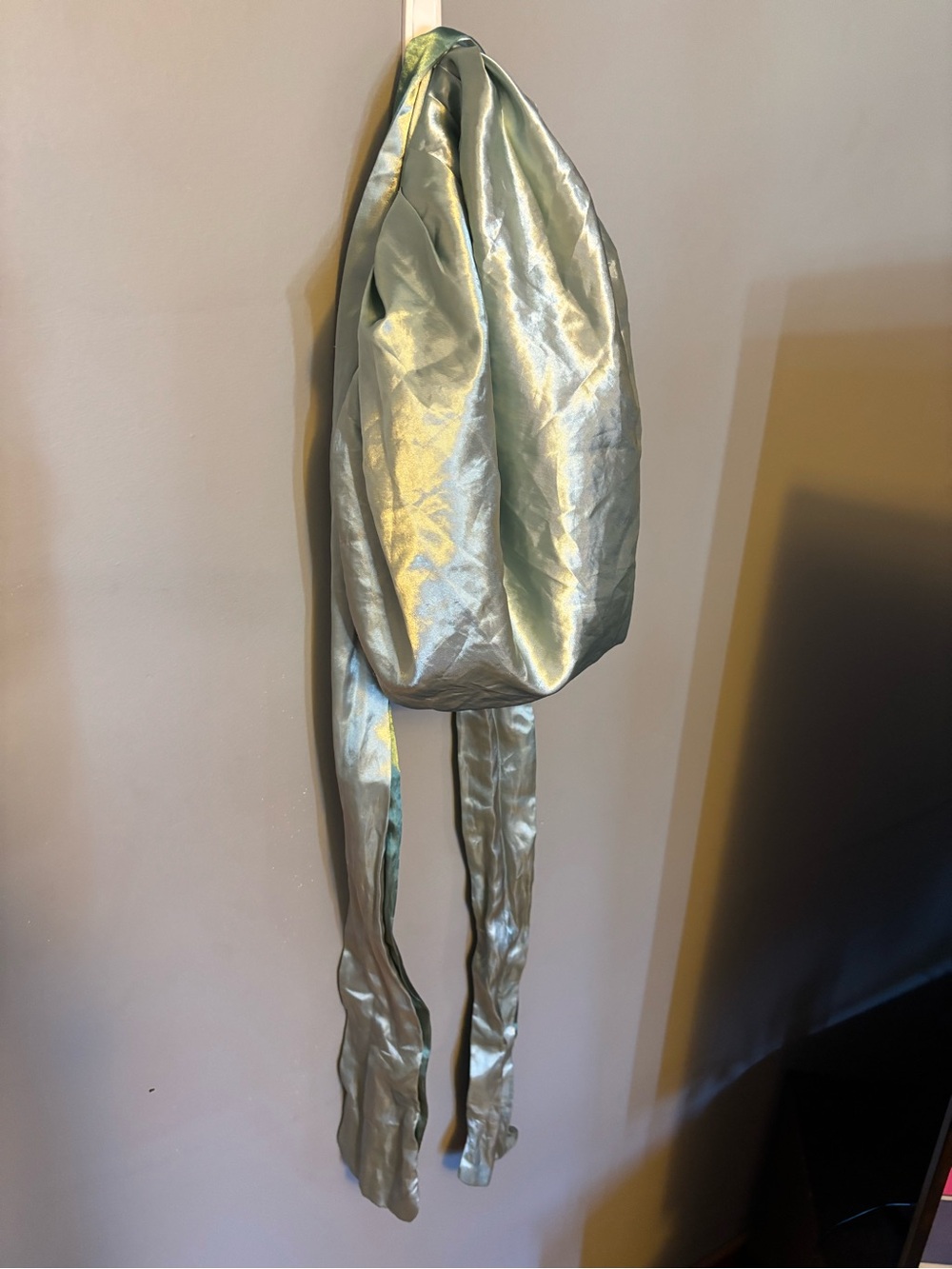 Oversized Satin Bonnet